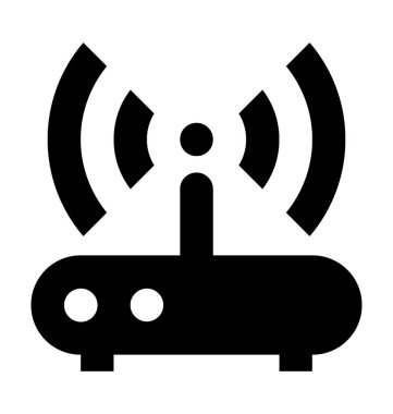  Wifi yönlendirici vektör simgesi