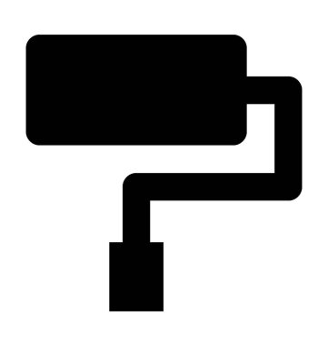  boya silindiri vektör simgesi 