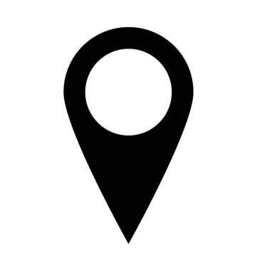  harita pin vektör simgesi