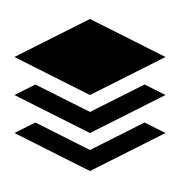  Katmanları vektör simgesi