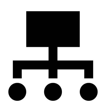  hiyerarşi vektör simgesi