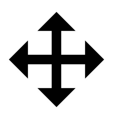  Oklar vektör simgesi hareket