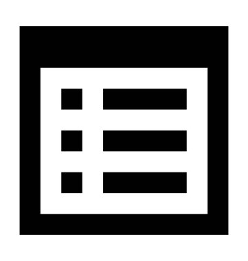  Denetim listesi vektör simgesi