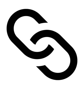  bağlantı vektör simgesi