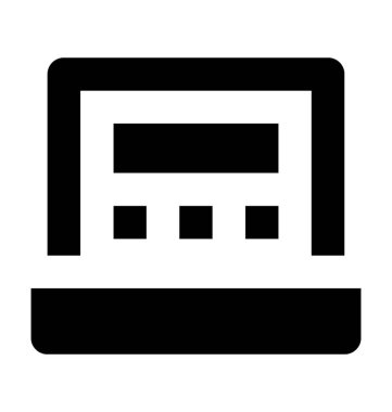  Laptop vektör simgesi