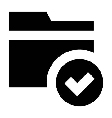  Klasör ekose desenli vektör simgesi