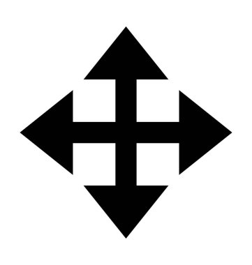  Oklar vektör simgesi hareket