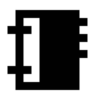  Günlüğü vektör simgesi