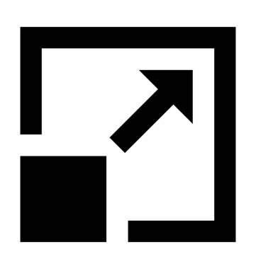  Tam ekran vektör simgesi