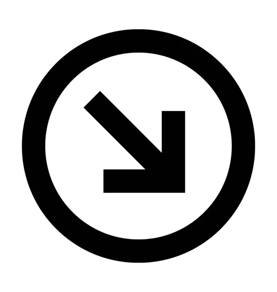 Freccia vettoriale icona — Vettoriale Stock