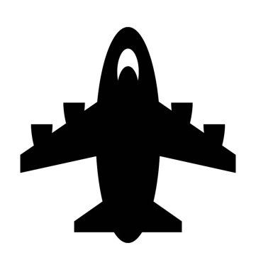  Uçak vektör simgesi