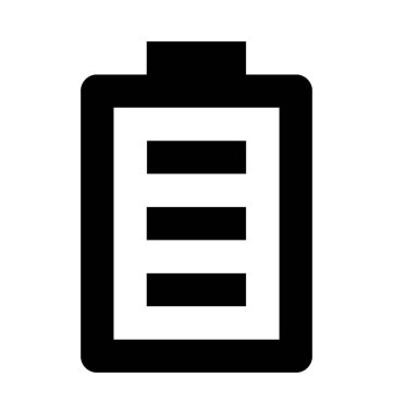  Mobil pil vektör simgesi