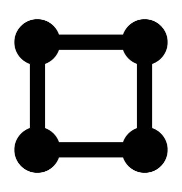  Küp şekli vektör simgesi