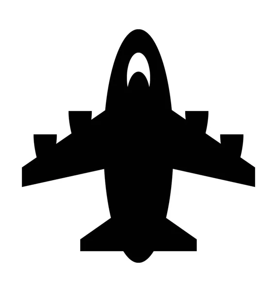 Flugzeug-Vektorsymbol — Stockvektor