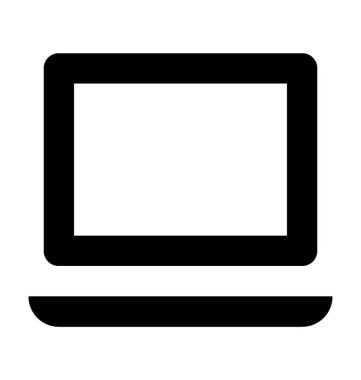  Laptop vektör simgesi