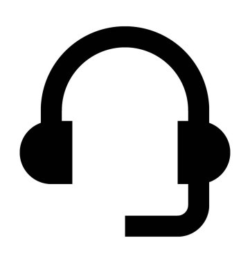  Kulaklık vektör simgesi