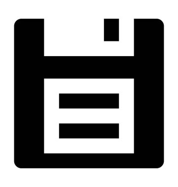  Disket vektör simgesi