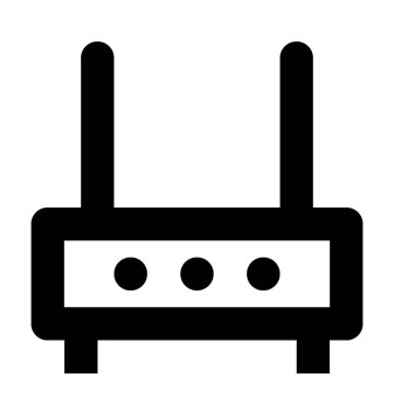  Wifi yönlendirici vektör simgesi