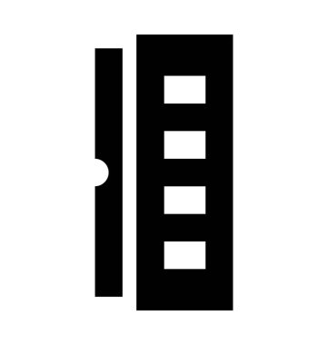  Cetvel vektör simgesi