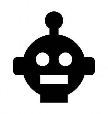  Robot vektör simgesi