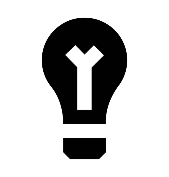 Ícone do vetor da lâmpada —  Vetores de Stock