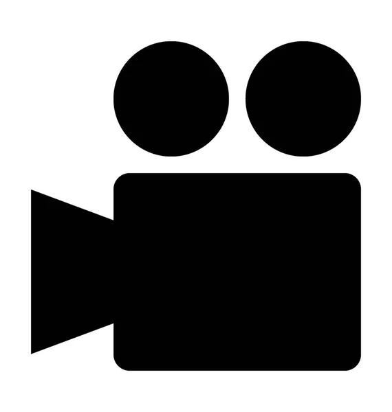 Movie Camera Vector Icon — Stock Vector