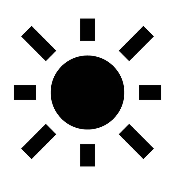 Brightness Vector Icon — Stock Vector