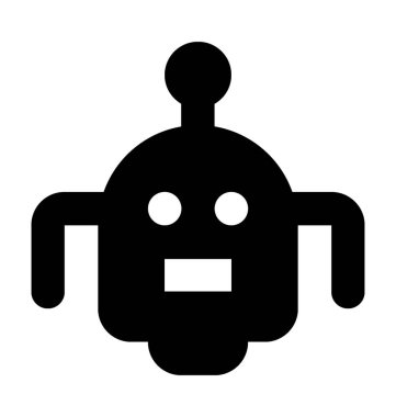  Robot vektör simgesi