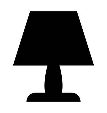  tablo lambası vektör simgesi