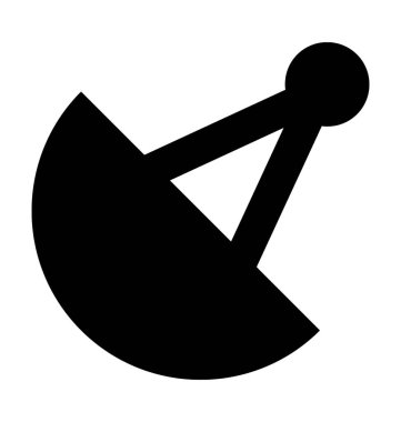  uydu anten vektör simgesi