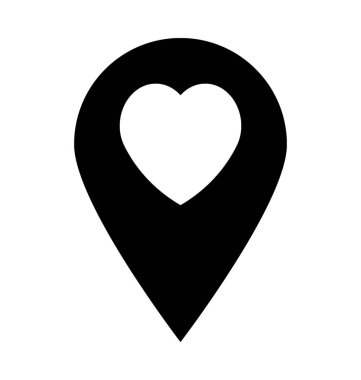  En sevdiğim yer vektör simgesi