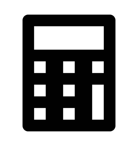 Calculator Vector Icon — Stock Vector