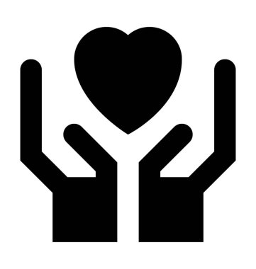  Kalp bakım vektör simgesi