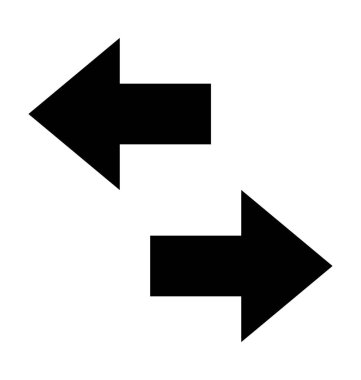  Oklar vektör simge karşısında 