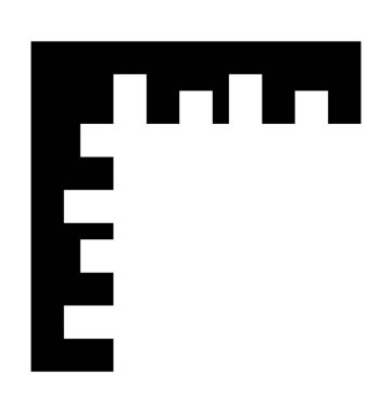  Mimari cetvel vektör simgesi 