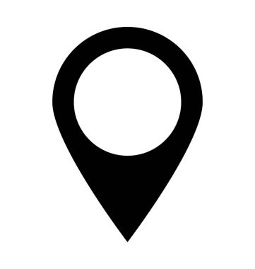  harita pin vektör simgesi