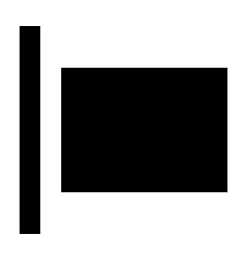  Bayrak Vektörü Simgesi 