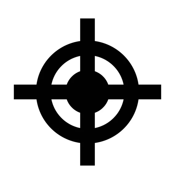 Fadenkreuz-Vektorsymbol — Stockvektor