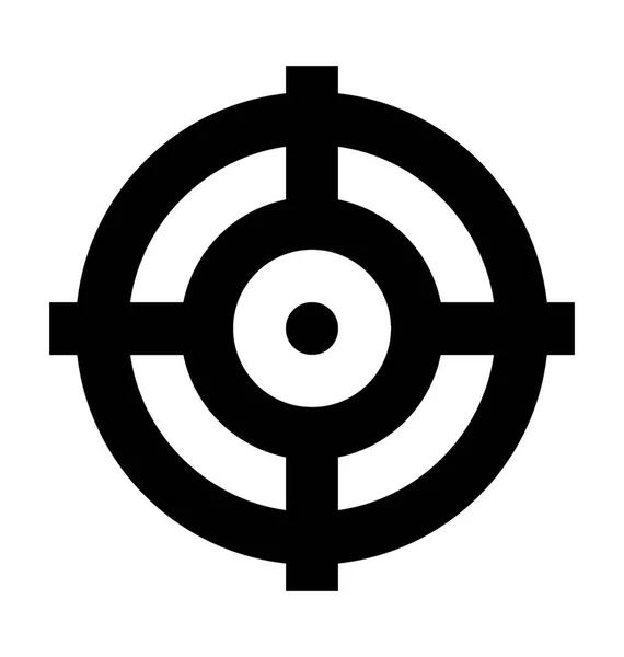 Fadenkreuz-Vektorsymbol — Stockvektor