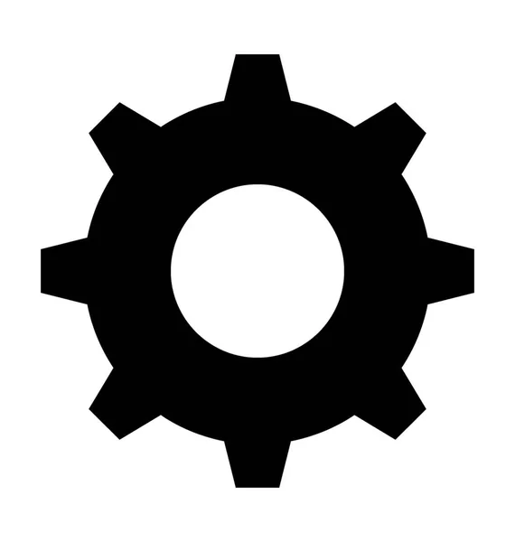Cogwheel Vector Icon — Stock Vector