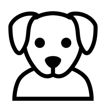  Köpek vektör simgesi