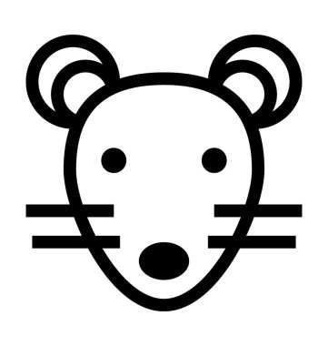  Sıçan vektör simgesi