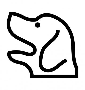  Köpek vektör simgesi