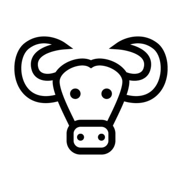  Öküz vektör simgesi