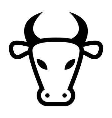  Öküz vektör simgesi