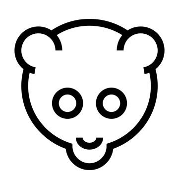  Panda vektör simgesi