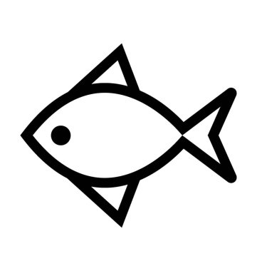  Balık vektör simgesi