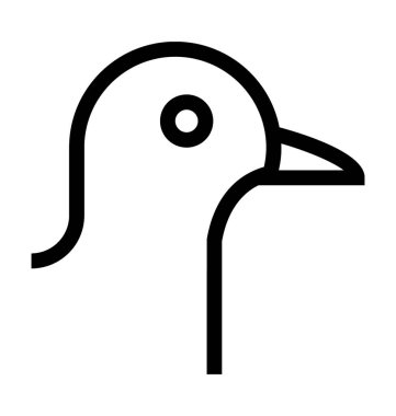 Güvercin vektör simgesi