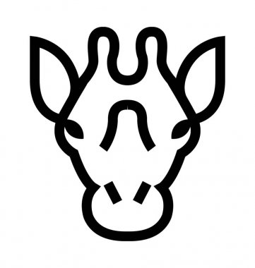  Gergedan vektör simgesi