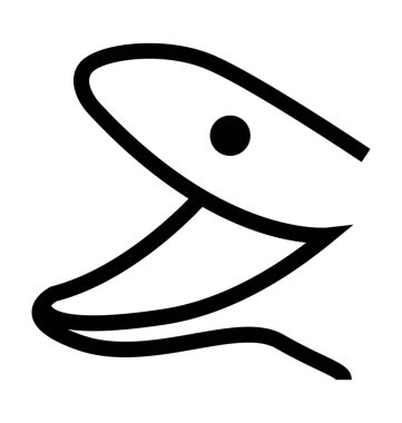  Yunus yüz vektör simgesi